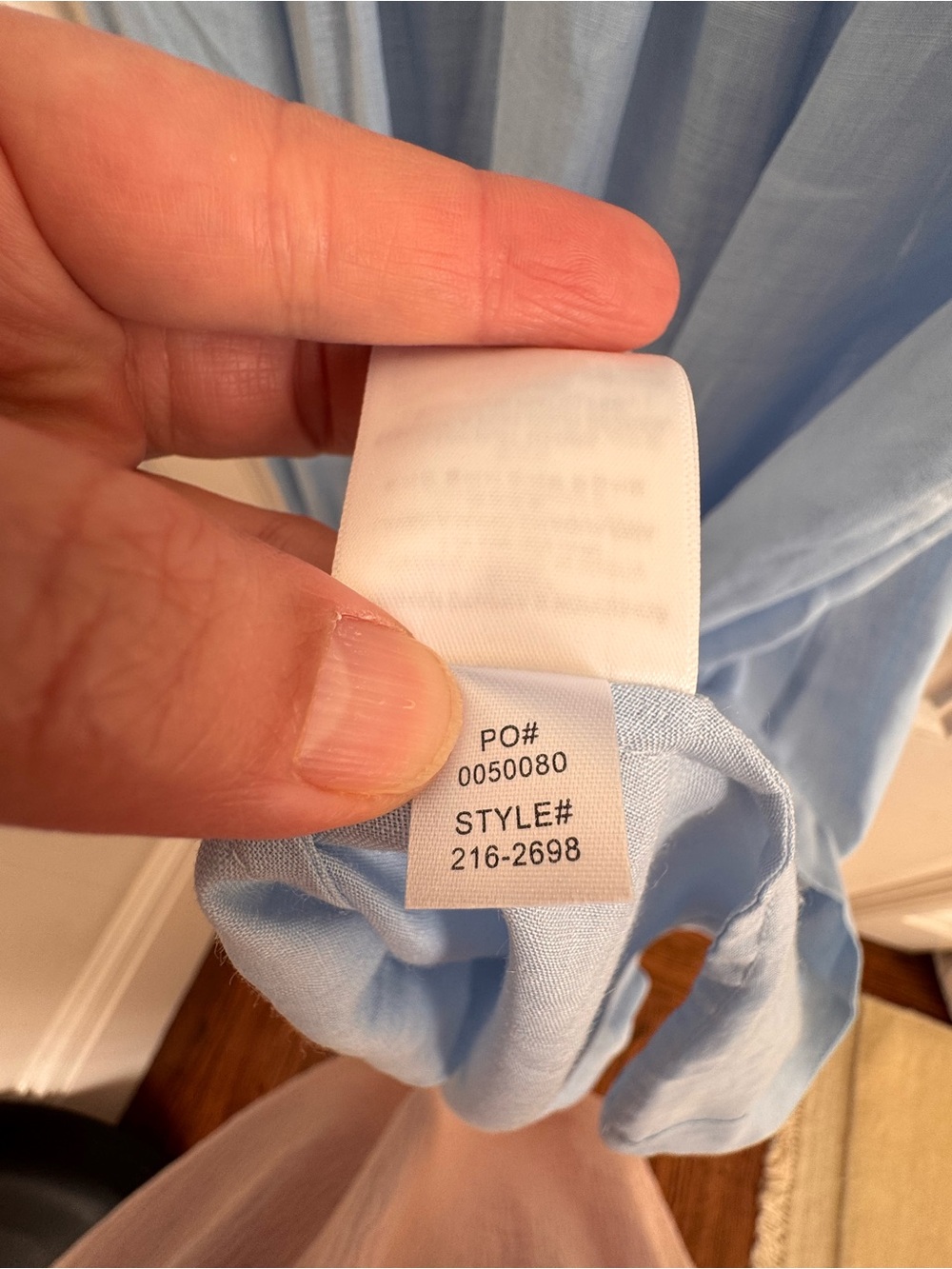 Doen Victoria Icy Blue Midi Dress with V-Neck NWOT - Picture 7 of 8